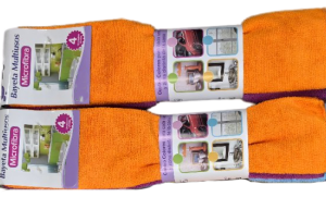 4PACK MICROFIBER TERRYCLOTH SET