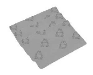 EMBOSSED ABSORBENT PVA